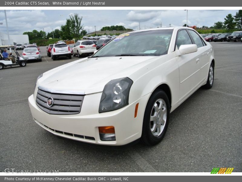 White Diamond / Light Neutral 2004 Cadillac CTS Sedan
