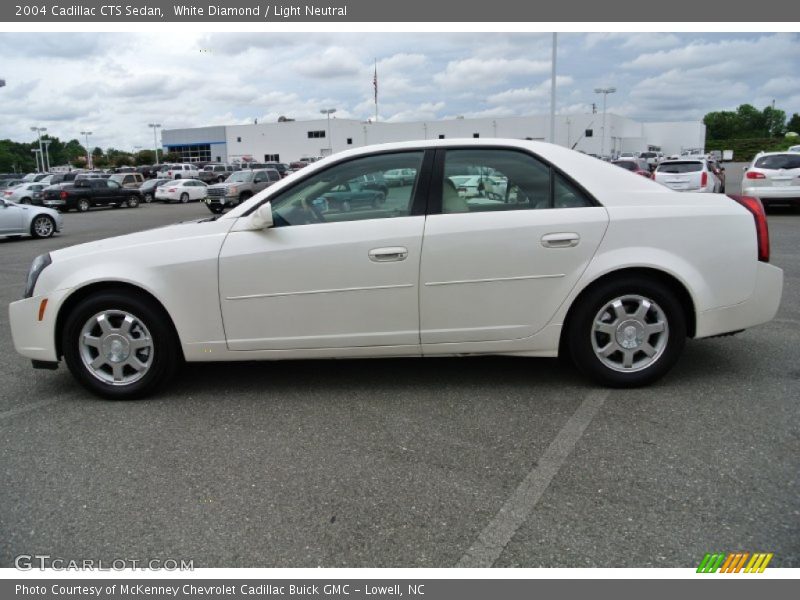 White Diamond / Light Neutral 2004 Cadillac CTS Sedan