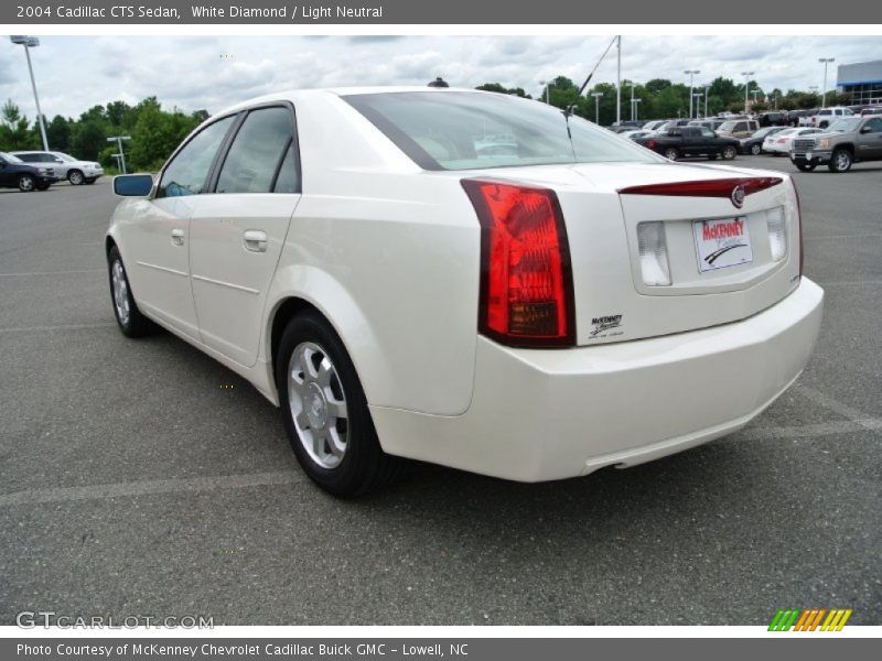White Diamond / Light Neutral 2004 Cadillac CTS Sedan