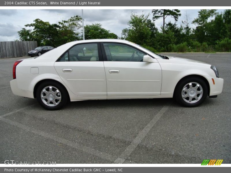 White Diamond / Light Neutral 2004 Cadillac CTS Sedan