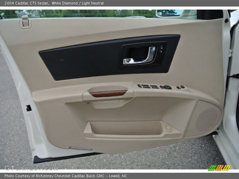 White Diamond / Light Neutral 2004 Cadillac CTS Sedan