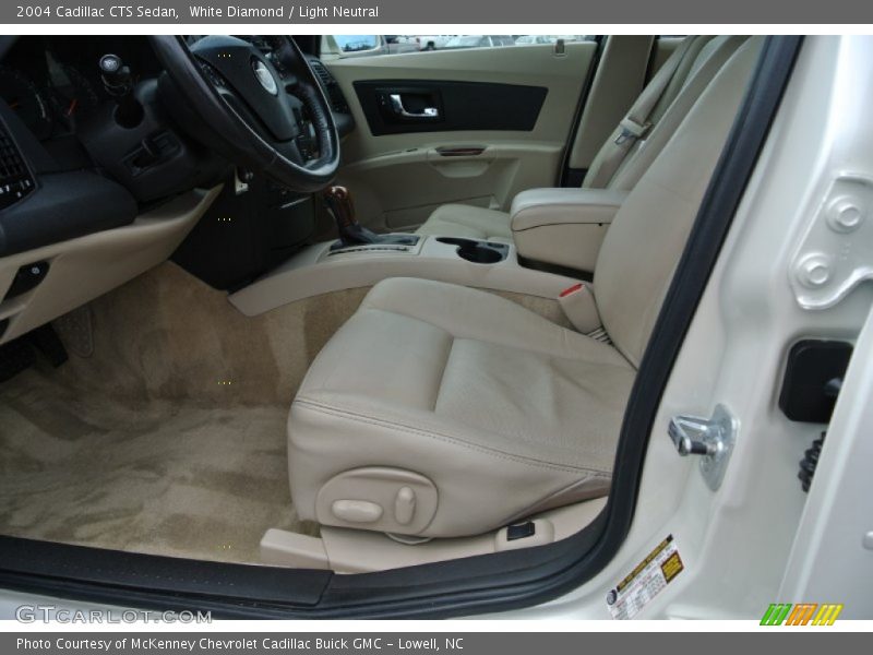 White Diamond / Light Neutral 2004 Cadillac CTS Sedan