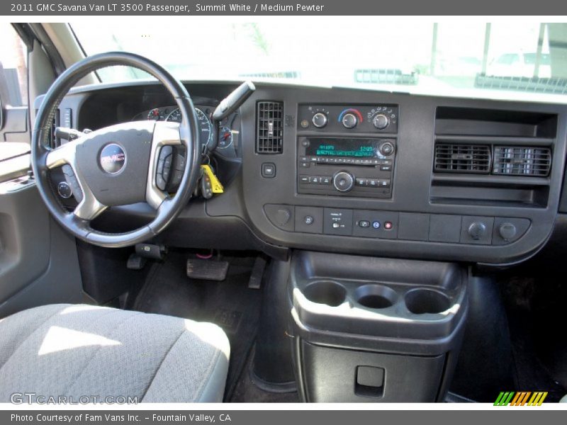 Summit White / Medium Pewter 2011 GMC Savana Van LT 3500 Passenger
