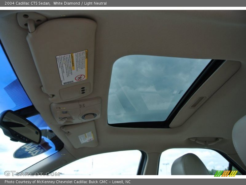 White Diamond / Light Neutral 2004 Cadillac CTS Sedan