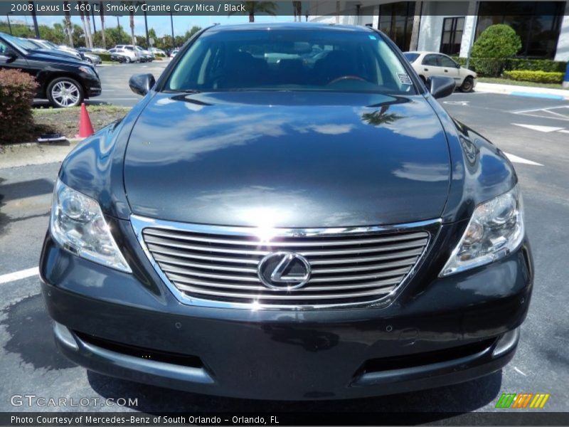 Smokey Granite Gray Mica / Black 2008 Lexus LS 460 L
