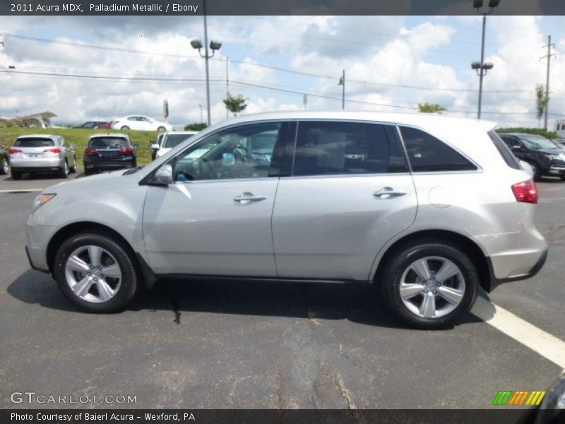 Palladium Metallic / Ebony 2011 Acura MDX