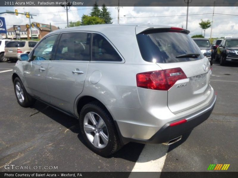 Palladium Metallic / Ebony 2011 Acura MDX