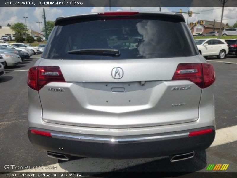 Palladium Metallic / Ebony 2011 Acura MDX
