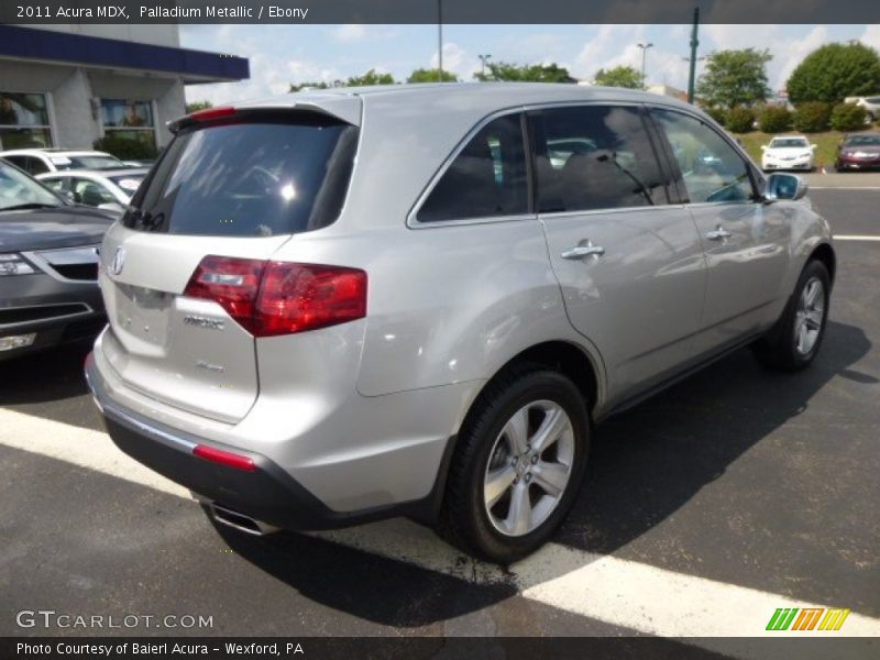 Palladium Metallic / Ebony 2011 Acura MDX