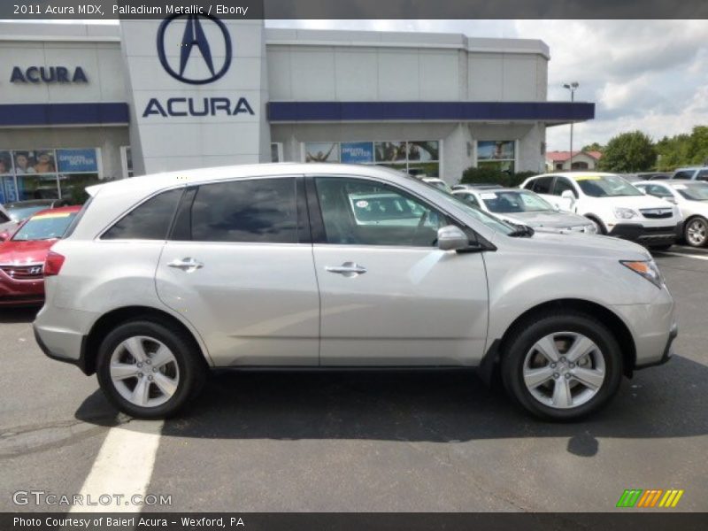 Palladium Metallic / Ebony 2011 Acura MDX