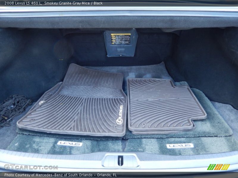 Smokey Granite Gray Mica / Black 2008 Lexus LS 460 L