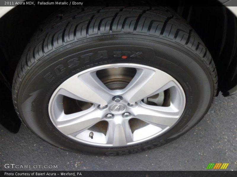 Palladium Metallic / Ebony 2011 Acura MDX