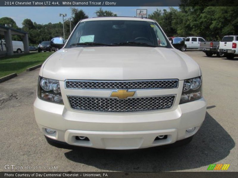 White Diamond Tricoat / Ebony 2014 Chevrolet Tahoe LTZ 4x4