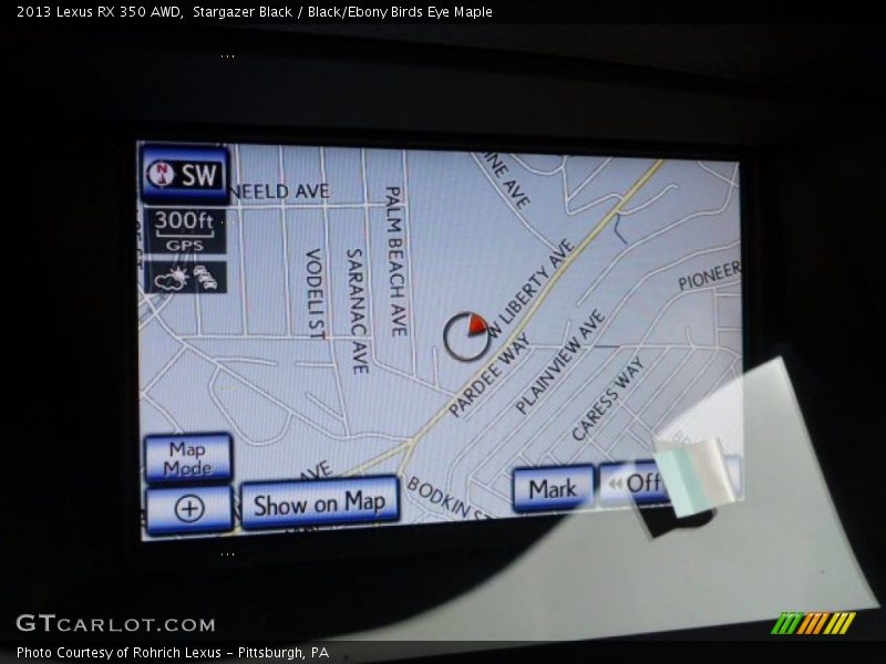 Stargazer Black / Black/Ebony Birds Eye Maple 2013 Lexus RX 350 AWD