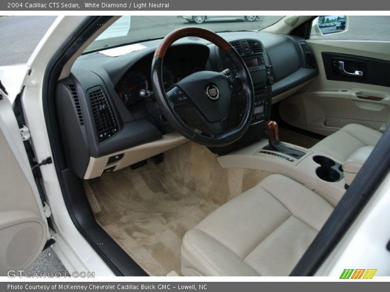 White Diamond / Light Neutral 2004 Cadillac CTS Sedan