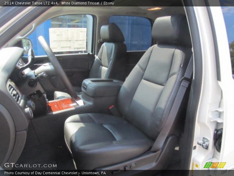 White Diamond Tricoat / Ebony 2014 Chevrolet Tahoe LTZ 4x4