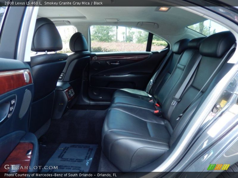 Smokey Granite Gray Mica / Black 2008 Lexus LS 460 L