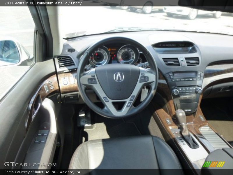 Palladium Metallic / Ebony 2011 Acura MDX