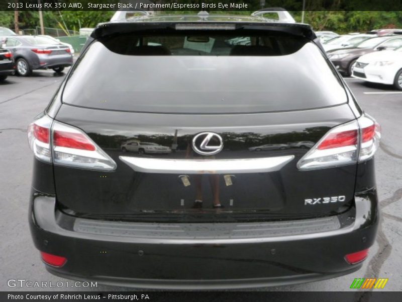 Stargazer Black / Parchment/Espresso Birds Eye Maple 2013 Lexus RX 350 AWD