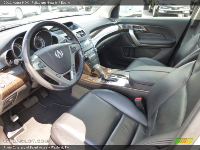 Palladium Metallic / Ebony 2011 Acura MDX