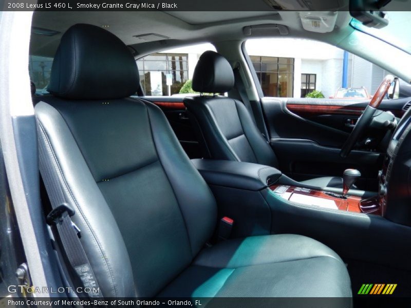 Smokey Granite Gray Mica / Black 2008 Lexus LS 460 L