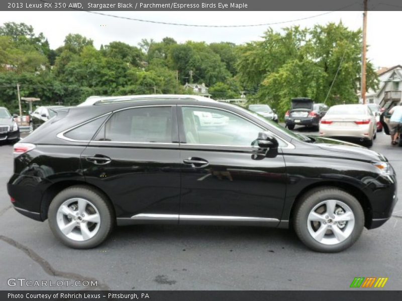 Stargazer Black / Parchment/Espresso Birds Eye Maple 2013 Lexus RX 350 AWD