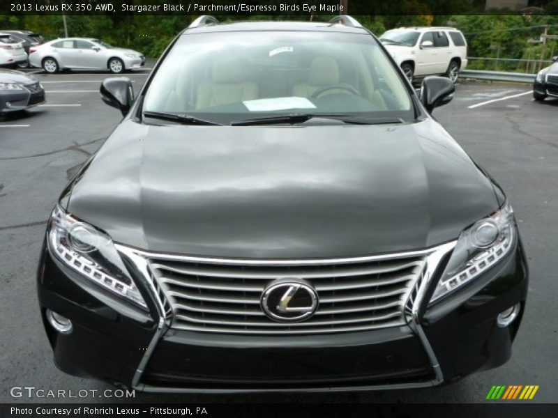 Stargazer Black / Parchment/Espresso Birds Eye Maple 2013 Lexus RX 350 AWD