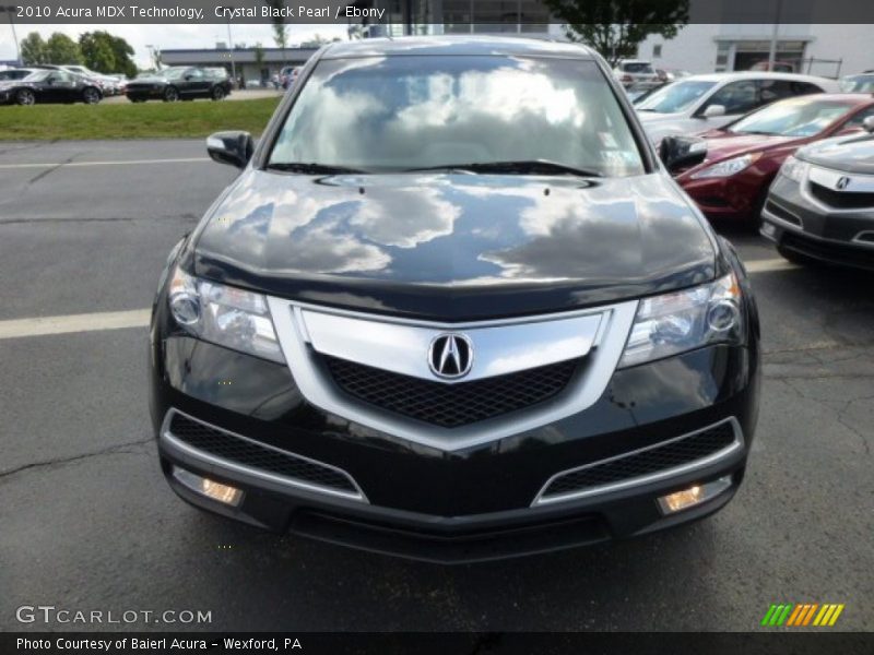 Crystal Black Pearl / Ebony 2010 Acura MDX Technology