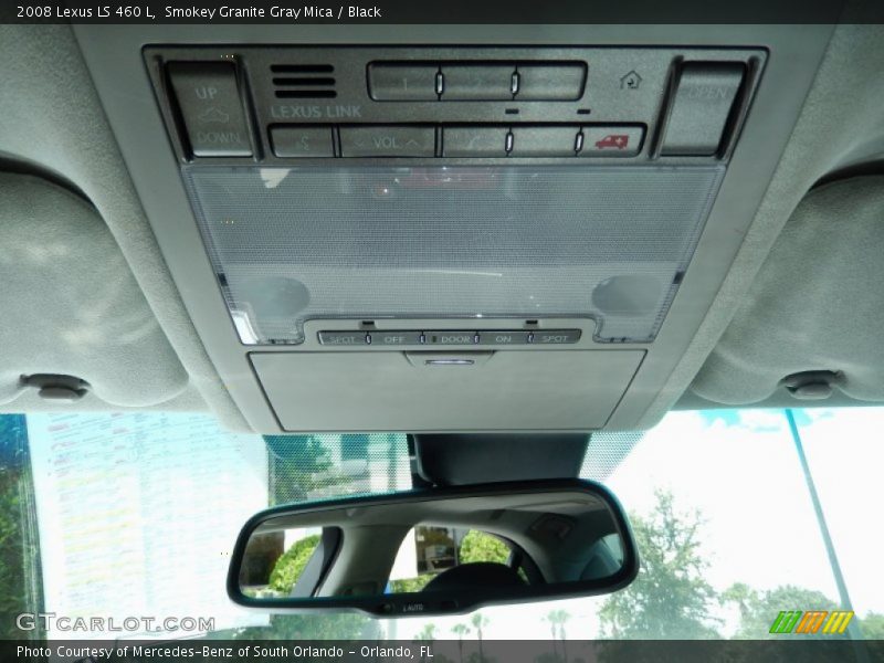 Smokey Granite Gray Mica / Black 2008 Lexus LS 460 L