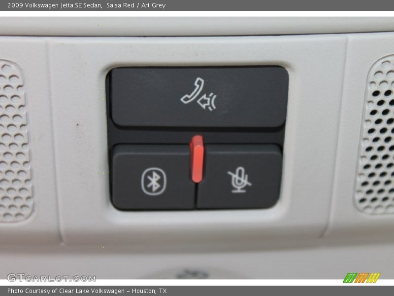 Salsa Red / Art Grey 2009 Volkswagen Jetta SE Sedan