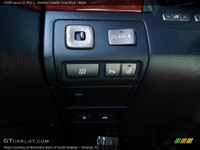 Smokey Granite Gray Mica / Black 2008 Lexus LS 460 L