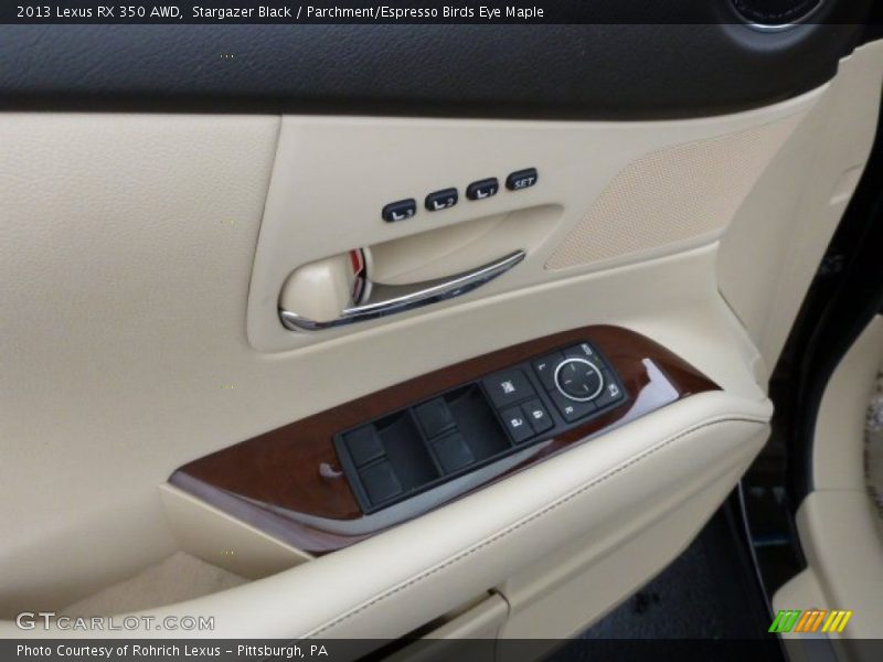 Stargazer Black / Parchment/Espresso Birds Eye Maple 2013 Lexus RX 350 AWD