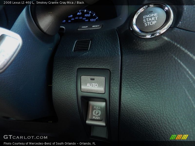 Smokey Granite Gray Mica / Black 2008 Lexus LS 460 L