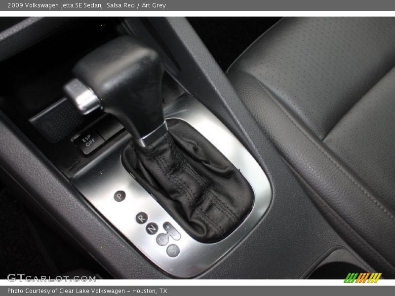 Salsa Red / Art Grey 2009 Volkswagen Jetta SE Sedan