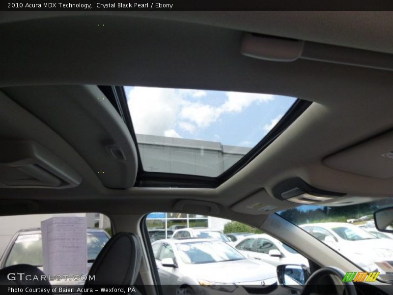 Crystal Black Pearl / Ebony 2010 Acura MDX Technology