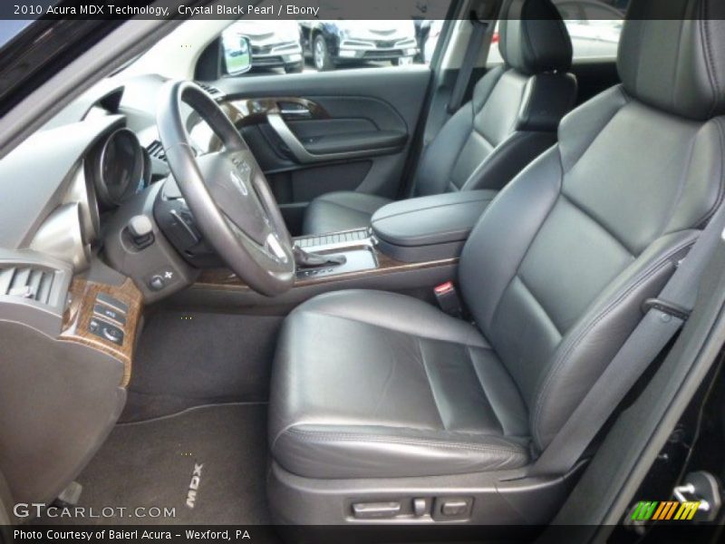 Crystal Black Pearl / Ebony 2010 Acura MDX Technology