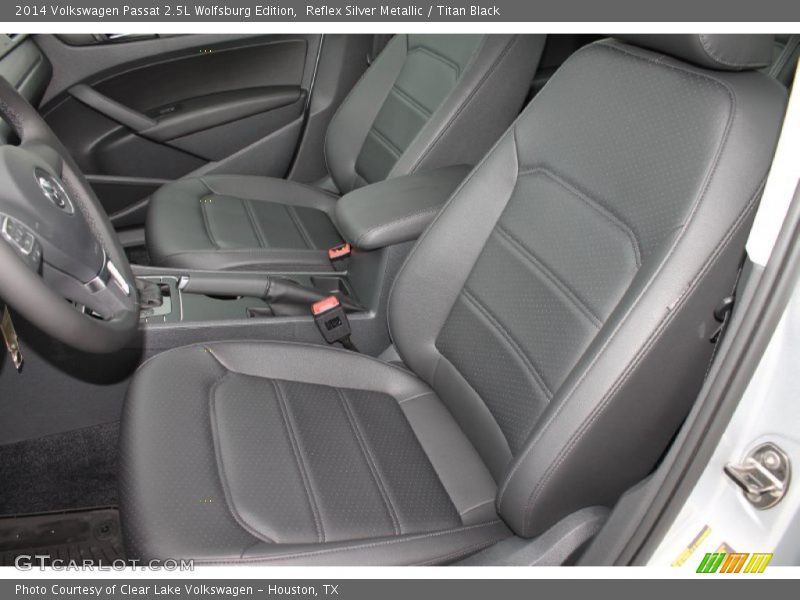 Reflex Silver Metallic / Titan Black 2014 Volkswagen Passat 2.5L Wolfsburg Edition
