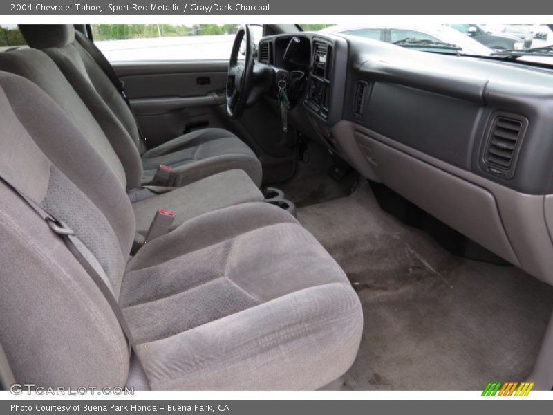 Sport Red Metallic / Gray/Dark Charcoal 2004 Chevrolet Tahoe