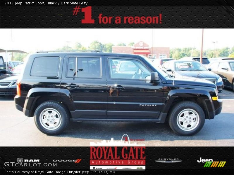 Black / Dark Slate Gray 2013 Jeep Patriot Sport