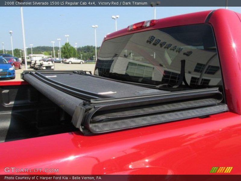 Victory Red / Dark Titanium 2008 Chevrolet Silverado 1500 LS Regular Cab 4x4