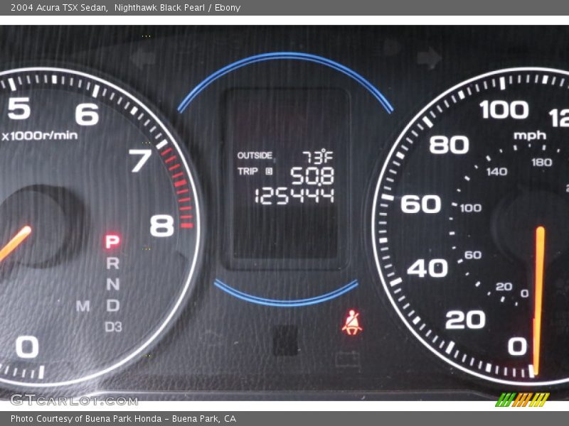 Nighthawk Black Pearl / Ebony 2004 Acura TSX Sedan