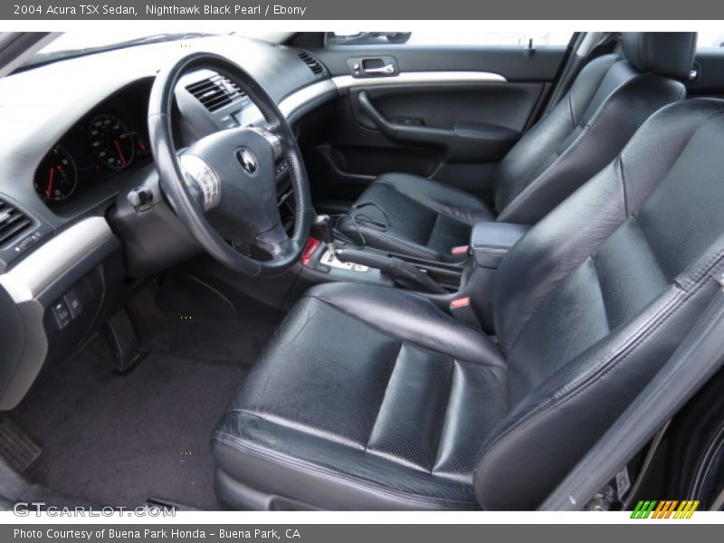 Nighthawk Black Pearl / Ebony 2004 Acura TSX Sedan