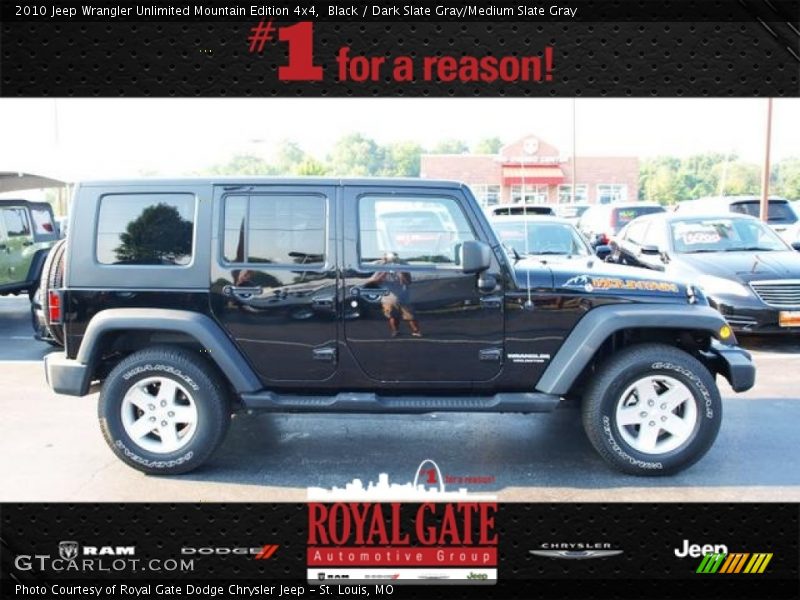 Black / Dark Slate Gray/Medium Slate Gray 2010 Jeep Wrangler Unlimited Mountain Edition 4x4