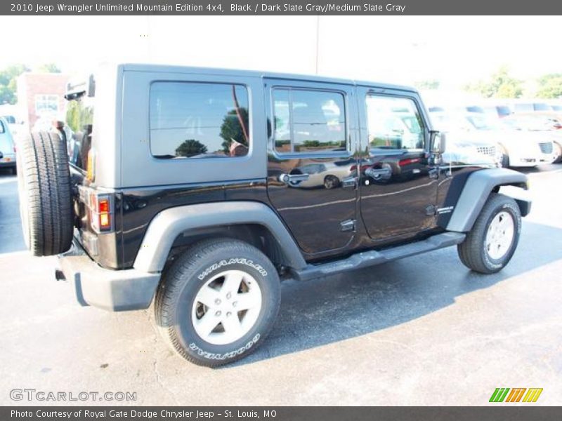 Black / Dark Slate Gray/Medium Slate Gray 2010 Jeep Wrangler Unlimited Mountain Edition 4x4