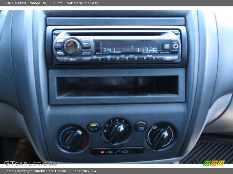 Sunlight Silver Metallic / Gray 2001 Mazda Protege DX