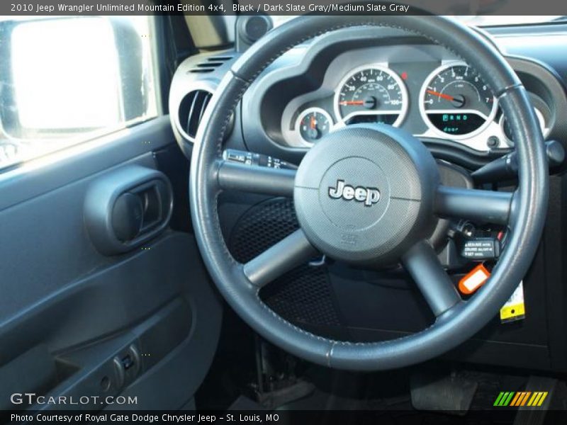 Black / Dark Slate Gray/Medium Slate Gray 2010 Jeep Wrangler Unlimited Mountain Edition 4x4