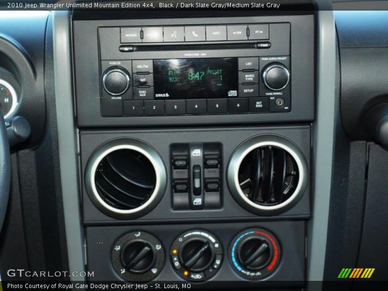 Black / Dark Slate Gray/Medium Slate Gray 2010 Jeep Wrangler Unlimited Mountain Edition 4x4