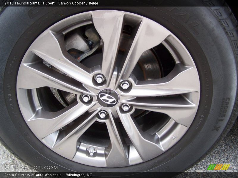 Canyon Copper / Beige 2013 Hyundai Santa Fe Sport