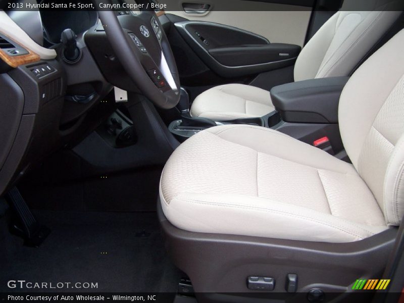 Canyon Copper / Beige 2013 Hyundai Santa Fe Sport