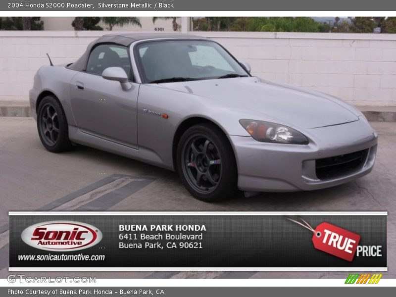 Silverstone Metallic / Black 2004 Honda S2000 Roadster